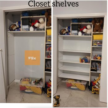Flix Handyman - Closet Shelf Organization. - Handyman Near Me - Brooklyn, New York Flix Handyman - Closet Shelf Organization. - Handyman Near Me - Brooklyn, New York