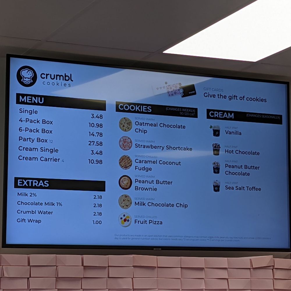 Crumbl - Moore - Menu - Bakeries Near Me - Moore, Oklahoma
