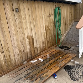 Emerald Beach Hotel - The wash area from the beach - Hotels Near Me - Corpus Christi, Texas