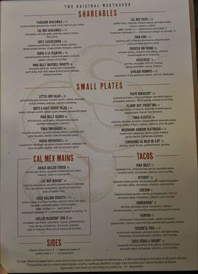 Menu photo 1 Cal Mex Cantina Redondo Beach, CA
