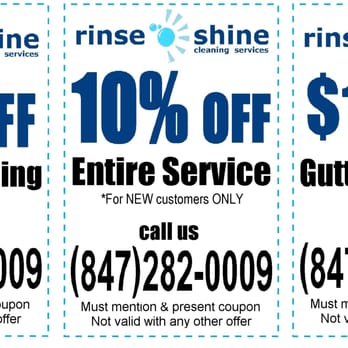Rinse and Shine Cleaning - Coupons - Window Washing Near Me - Pingree Grove, Illinois Rinse and Shine Cleaning - Coupons - Window Washing Near Me - Pingree Grove, Illinois
