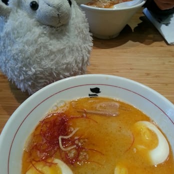 Sansotei Ramen - Spicy tantan with extra egg *drool* - Ramen Near Me - Toronto, Ontario Sansotei Ramen - Spicy tantan with extra egg *drool* - Ramen Near Me - Toronto, Ontario
