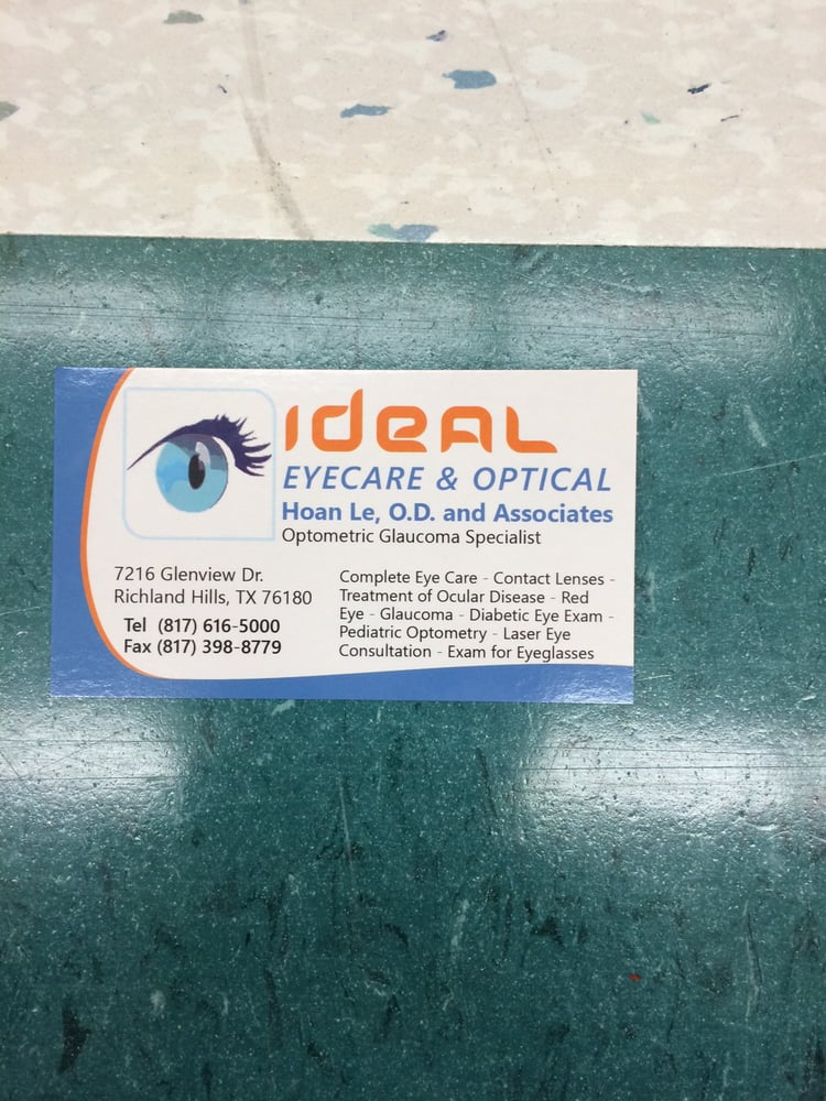 IDEAL EYECARE AND OPTICAL Updated August 2024 7216 Glenview Dr