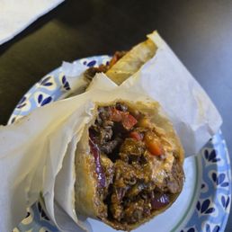 Cheesecsteak burrito Cheesecsteak burrito