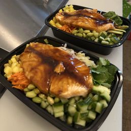 Teriyaki Salmon Bowl