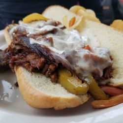 Tannery Pub at Gore Mountain - Smoked brisket cheese steak