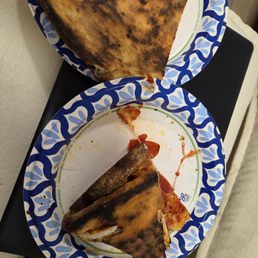 Burnt, cold, pizza... Burnt, cold, pizza...