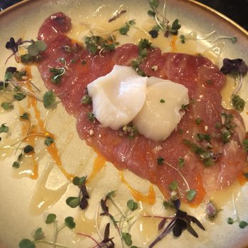 Curio Bistro - Sushi Grade Tuna & Sea Scallop Carpaccio - Cajun/Creole Near Me - New Orleans, Louisiana