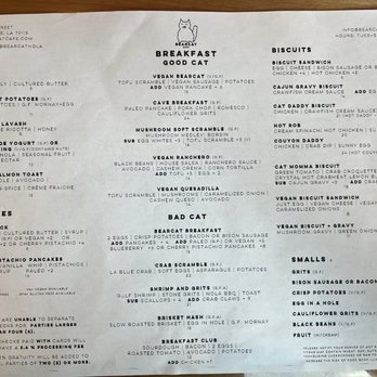 Bearcat Cafe - Menu - Breakfast & Brunch Near Me - New Orleans, Louisiana Bearcat Cafe - Menu - Breakfast & Brunch Near Me - New Orleans, Louisiana