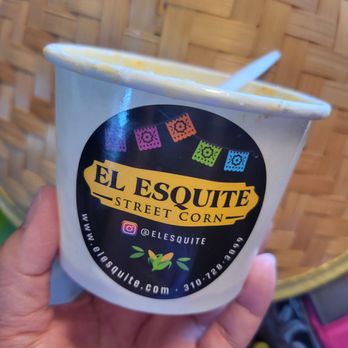 El Esquite - Empty cup (because I ate it all before taking a picture) of Classic Esquite  : @_eatingwithrunana - Restaurants Near Me - Long Beach , California