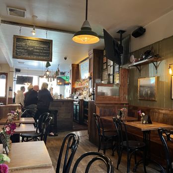 Woodbines - View from back room to the bar -front room - Irish Near Me - Long Island City, New York