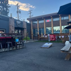 Monkey Barrel - Outdoor seating with games