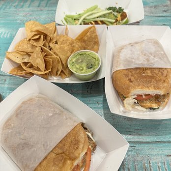 Tenoch Mexican - Fish taco Torta Campechana Torta Asada Chips and Guacamole - Mexican Near Me - Boston, Massachusetts