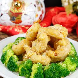 Endless Noodles - Seafood 067 蛋黄焗虾球 Fried Prawn Ball with Duck Yolk