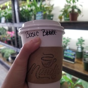 Mundial Coffee - Basic B**** Latte hot is a seasonal pumpkin spice latte with real pumpkin ! Oct-2021 - Coffee & Tea Near Me - Riverside, California