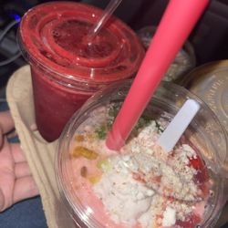 Baloch Grill & Dessert - Beet Orange Juice  Strawberry Falooda