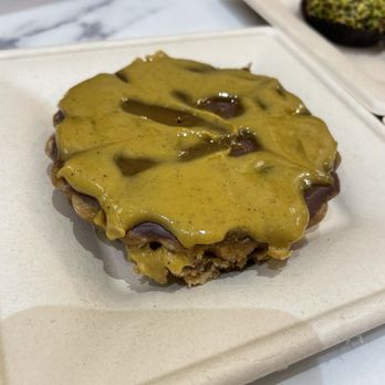 LeVant Dessert - Chocolate tart with pistachio cream. So delicious!! - Desserts Near Me - Menlo Park, California