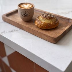 Latte with Komaaj-e-Hamadan