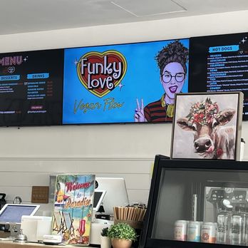 Funky Love - Menu screen - Vegan Near Me - Fort Lauderdale, Florida