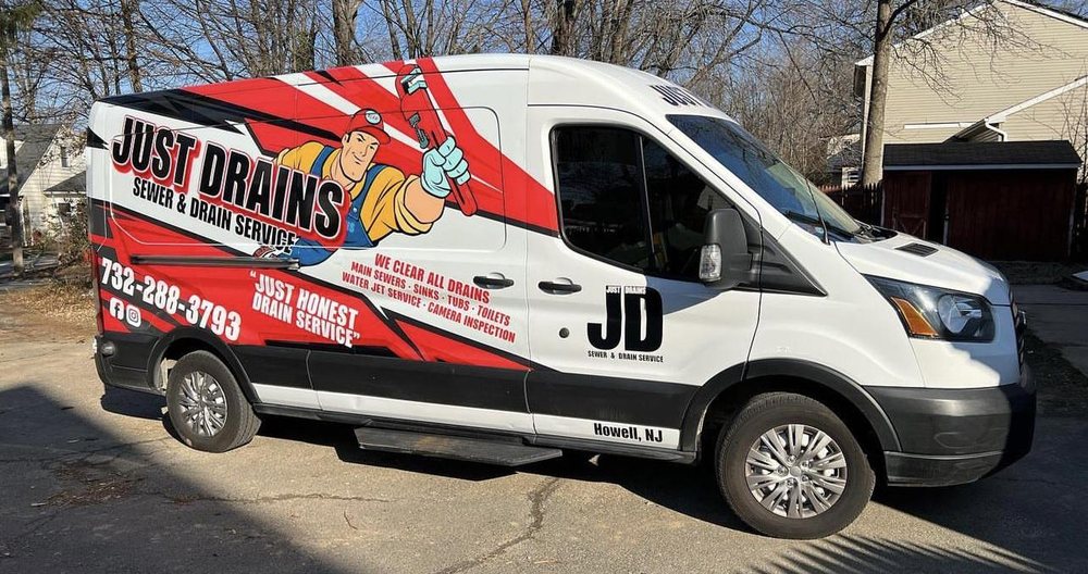 Slide of Just Drains Sewer & Drain Service