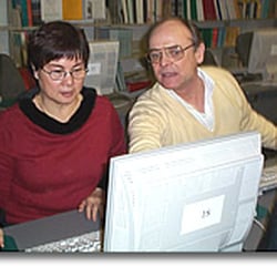 Project Second Chance - Tutor and student in the Computer Learning Center