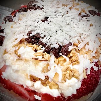 Bionicos Plus - Small - Bionico (Substitute the cream for cottage cheese, which helps to lower sugar intake while getting more protein.) - Desserts Near Me - Downey, California Bionicos Plus - Small - Bionico (Substitute the cream for cottage cheese, which helps to lower sugar intake while getting more protein.) - Desserts Near Me - Downey, California