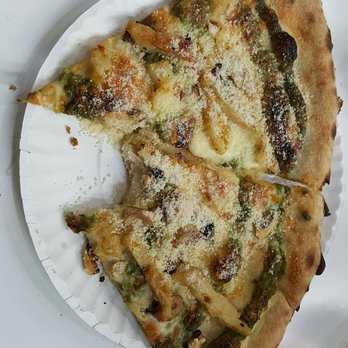 Pizza Garden Downtown - Chicken mushroom and pesto. - Pizza Near Me - Vancouver, British Columbia Pizza Garden Downtown - Chicken mushroom and pesto. - Pizza Near Me - Vancouver, British Columbia