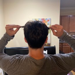 My right side is shorter than my left. My right side is shorter than my left.
