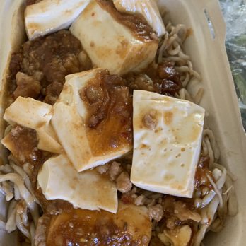 Honolulu Kitchen - Mapo tofu on shoyu fried saimin - Chinese Near Me - Waipahu, Hawaii