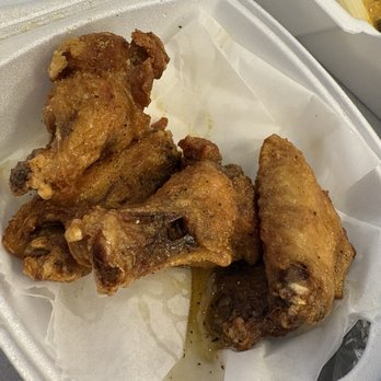 Gutbusters - Atlanta - Honey garlic wings with lemon pepper sprinkles - Sandwiches Near Me - Atlanta, Georgia