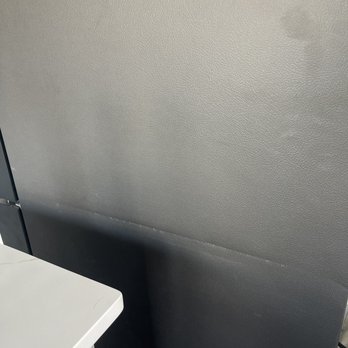 WS Builders Corp - the brand new fridge that was damaged by his workers for not measuring correctly - I was told this was my fault. - Windows Installation Near Me