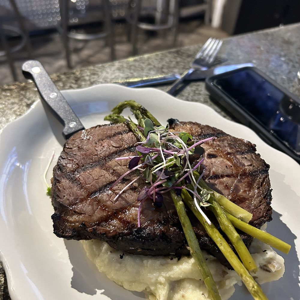The Store Bar and Grill - Rib eye dinner w garlic mashed potatoes - American Near Me - Torrington, Connecticut