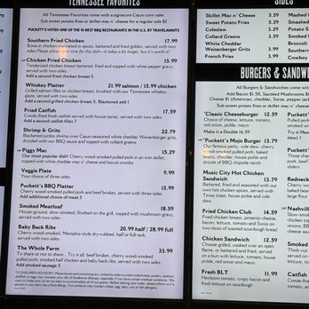 Puckett's Restaurant - Menu - Southern Near Me - Pigeon Forge, Tennessee Puckett's Restaurant - Menu - Southern Near Me - Pigeon Forge, Tennessee