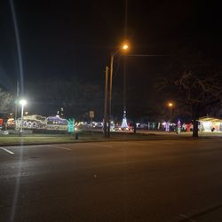 Hulen Park - Christmas lights.