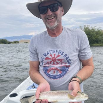 Gallatin River Guides - One of the trout that we caught - Tours Near Me - Gallatin Gateway, Montana Gallatin River Guides - One of the trout that we caught - Tours Near Me - Gallatin Gateway, Montana