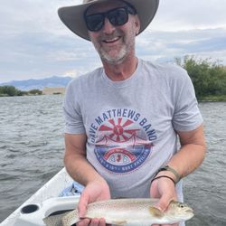 Gallatin River Guides - One of the trout that we caught