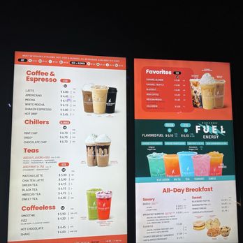 Black Rock Coffee Bar - Menu at the drive thru - Coffee & Tea Near Me - Dallas, Texas Black Rock Coffee Bar - Menu at the drive thru - Coffee & Tea Near Me - Dallas, Texas