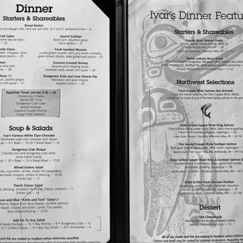 Ivar's Salmon House - Menu - Seafood Near Me - Seattle, Washington Ivar's Salmon House - Menu - Seafood Near Me - Seattle, Washington