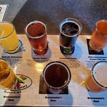Atomic Ale Brewpub & Eatery - Beer sampler - Pizza Near Me - Richland, Washington Atomic Ale Brewpub & Eatery - Beer sampler - Pizza Near Me - Richland, Washington