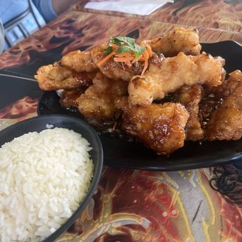 Dragon Flame Chinese Grill - Lemon Chicken- - Noodles Near Me - Tempe, Arizona