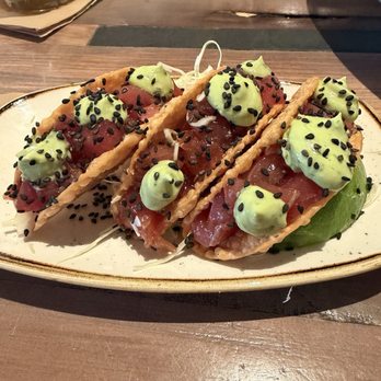 Monkeypod Kitchen - Poke Tacos - Tacos Near Me - Honolulu, Hawaii Monkeypod Kitchen - Poke Tacos - Tacos Near Me - Honolulu, Hawaii