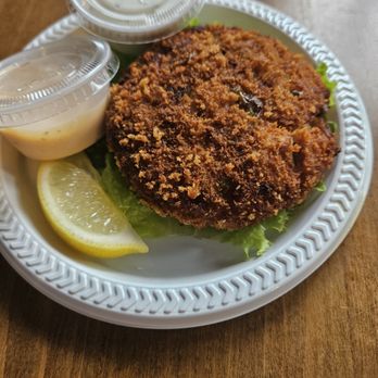 Atlantic Seafood - Crab Cake - Seafood Near Me - Center Moriches, New York