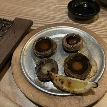 San Ho Won - Garlic butter mushroom - Korean Near Me - San Francisco, California