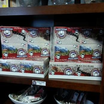 North Pole Coffee Roasting - a shelf of coffee roasters - Coffee Roasteries Near Me - Fairbanks, Alaska