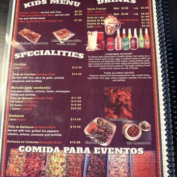 Los Cantaros - Menu - Mexican Near Me - Elwood, Illinois Los Cantaros - Menu - Mexican Near Me - Elwood, Illinois