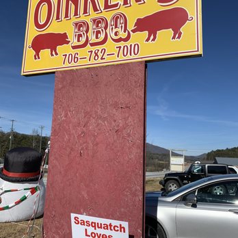 Oinkers - a sign for a restaurant - Barbeque Near Me - Clayton, Georgia Oinkers - a sign for a restaurant - Barbeque Near Me - Clayton, Georgia