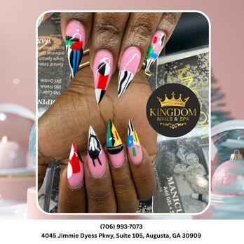 Kingdom Nails & Spa - Cozy nails for chilly days, always polished and soft. A little sparkle brings warmth to winter looks. - Nail Salons Near Me - Augusta, Georgia