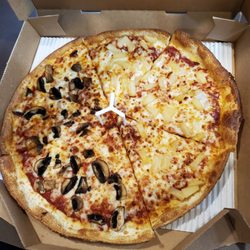 Pizza Hut - Thin Crust Mushroom/ Pinapple pizza