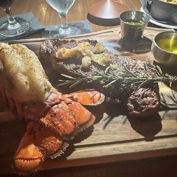 Galley - Cold water lobster tail, medium NY strip and macaroni and cheese - Pizza Near Me - West Palm Beach, Florida