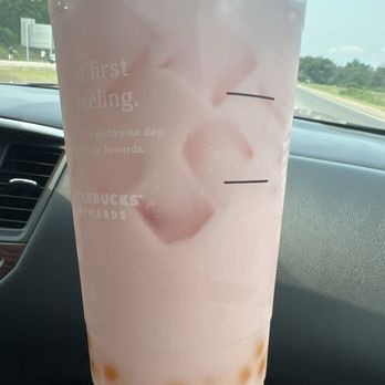 Starbucks - Passionfruit Guava Energy Refresher with pearls - Coffee & Tea Near Me - Plover, Wisconsin